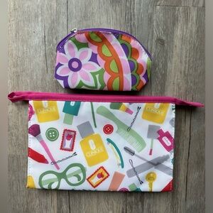 2 Clinique Colorful Makeup Bags